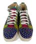 Christian Louboutin (クリスチャン・ルブタン) ハイカットスニーカー ブルー×イエロー サイズ:不明：12000円