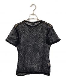 Jean Paul Gaultier homme（ジャンポールゴルチェオム）の古着「メッシュカットソー」｜ブラック