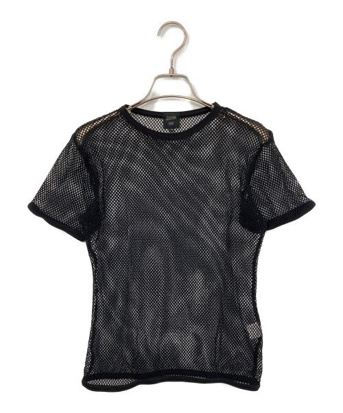 Jean Paul Gaultier homme（ジャンポールゴルチェオム）Jean Paul Gaultier homme (ジャンポールゴルチェオム) メッシュカットソー ブラック サイズ:Mの古着・服飾アイテム