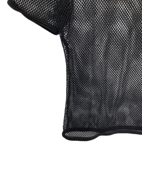 Jean Paul Gaultier homme（ジャンポールゴルチェオム）Jean Paul Gaultier homme (ジャンポールゴルチェオム) メッシュカットソー ブラック サイズ:Mの古着・服飾アイテム