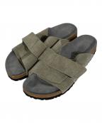 BIRKENSTOCKビルケンシュトック）の古着「スエードサンダル」｜カーキ