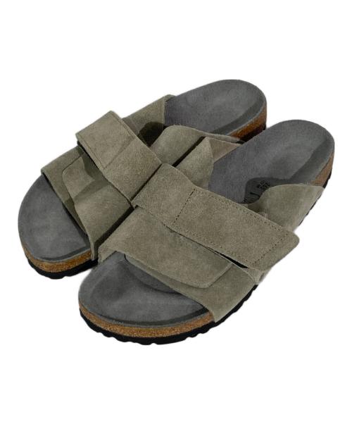 BIRKENSTOCK（ビルケンシュトック）BIRKENSTOCK (ビルケンシュトック) スエードサンダル カーキ サイズ:41の古着・服飾アイテム