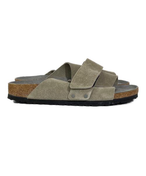 BIRKENSTOCK（ビルケンシュトック）BIRKENSTOCK (ビルケンシュトック) スエードサンダル カーキ サイズ:41の古着・服飾アイテム