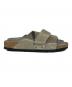 中古・古着 BIRKENSTOCK (ビルケンシュトック) スエードサンダル カーキ サイズ:41：5000円