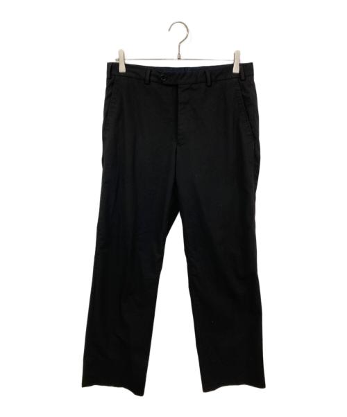 ARMANI COLLEZIONI（アルマーニ コレツィオーニ）ARMANI COLLEZIONI (アルマーニ コレツィオーニ) ノータックパンツ ブラック サイズ:48の古着・服飾アイテム