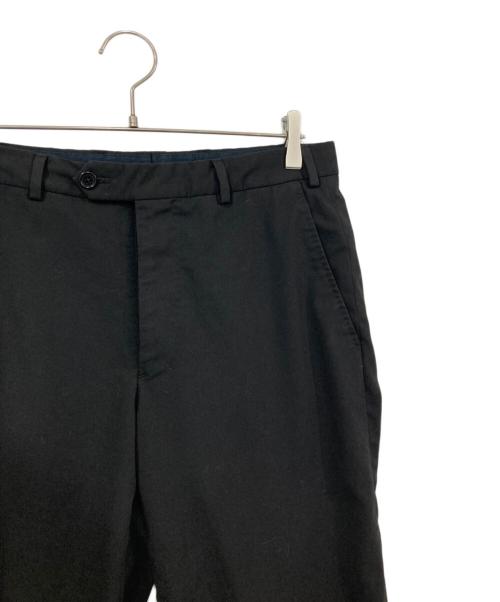 ARMANI COLLEZIONI（アルマーニ コレツィオーニ）ARMANI COLLEZIONI (アルマーニ コレツィオーニ) ノータックパンツ ブラック サイズ:48の古着・服飾アイテム