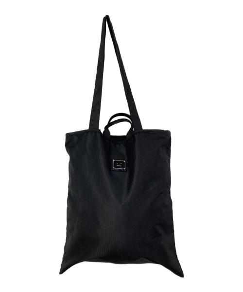Acne studios（アクネ ストゥディオズ）Acne studios (アクネ ストゥディオズ) トート フェイスバッグ ブラックの古着・服飾アイテム