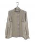 UNITED TOKYO（ユナイテッドトーキョー）の古着「ハイネックプリーツブラウス」｜ベージュ