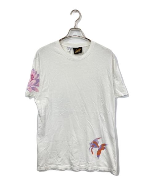 LOEWE（ロエベ）LOEWE (ロエベ) Paula's Ibiza コラボグラフィックプリントTシャツ ホワイト サイズ:Mの古着・服飾アイテム