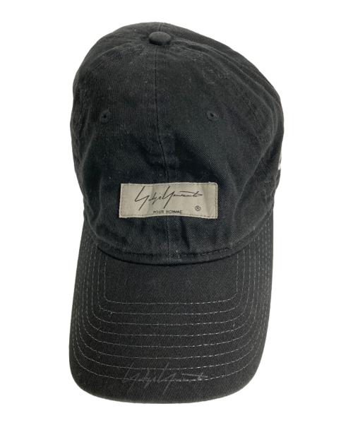 New Era（ニューエラ）New Era (ニューエラ) YOHJI YAMAMOTO (ヨウジヤマモト) BOX LOGO CAP ブラックの古着・服飾アイテム