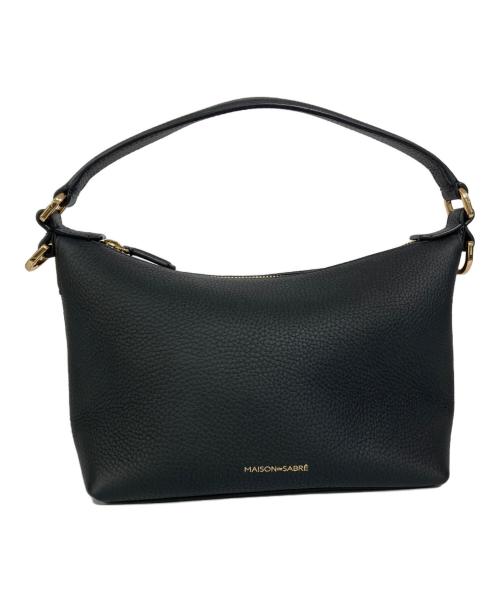 MAISONdeSABRE（メゾン・ド・サブレ）MAISONdeSABRE (メゾン・ド・サブレ) スモールソフトホーボーバッグ ブラックの古着・服飾アイテム