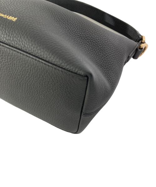 MAISONdeSABRE（メゾン・ド・サブレ）MAISONdeSABRE (メゾン・ド・サブレ) スモールソフトホーボーバッグ ブラックの古着・服飾アイテム