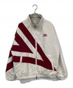 UMBROアンブロ）の古着「PADDING JACKET」｜ホワイト×レッド