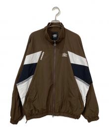 UMBRO（アンブロ）の古着「STAND-NECK JACKET」｜ブラウン