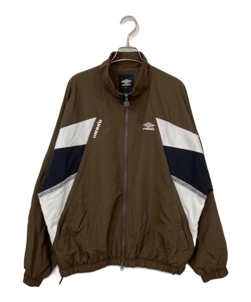 UMBRO（アンブロ）UMBRO (アンブロ) STAND-NECK JACKET ブラウン サイズ:Mの古着・服飾アイテム