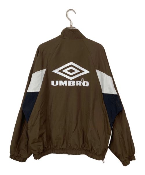 UMBRO（アンブロ）UMBRO (アンブロ) STAND-NECK JACKET ブラウン サイズ:Mの古着・服飾アイテム