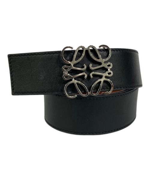 LOEWE（ロエベ）LOEWE (ロエベ) ANAGRAM BELT/アナグラムベルト ブラック サイズ:85/34の古着・服飾アイテム