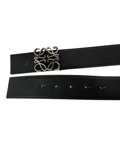 LOEWE（ロエベ）LOEWE (ロエベ) ANAGRAM BELT/アナグラムベルト ブラック サイズ:85/34の古着・服飾アイテム