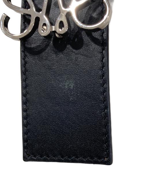 LOEWE（ロエベ）LOEWE (ロエベ) ANAGRAM BELT/アナグラムベルト ブラック サイズ:85/34の古着・服飾アイテム