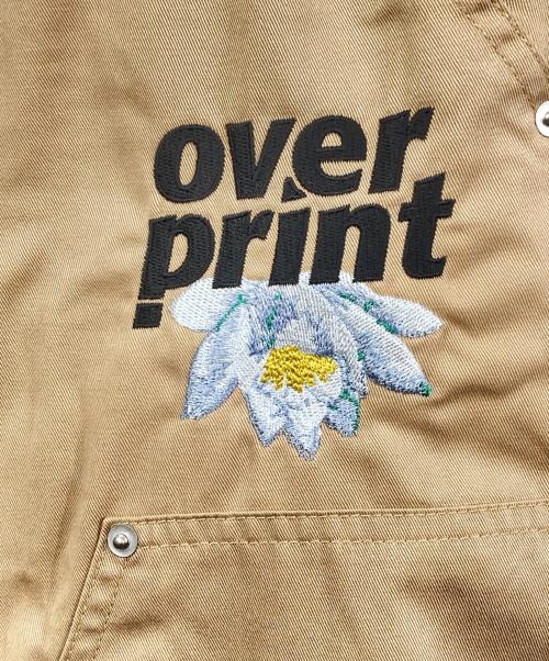 overprint（オーバープリント）overprint (オーバープリント) ダブルニーパンツ ベージュ サイズ:2XLの古着・服飾アイテム