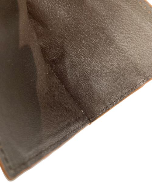 BOTTEGA VENETA（ボッテガベネタ）BOTTEGA VENETA (ボッテガベネタ) イントレチャートカードケース ブラウンの古着・服飾アイテム