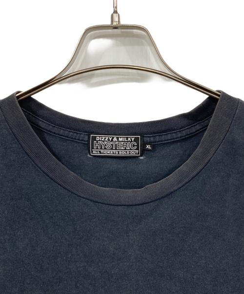 Hysteric Glamour（ヒステリックグラマー）Hysteric Glamour (ヒステリックグラマー) GET STONEDプリントTシャツ ネイビー サイズ:XLの古着・服飾アイテム