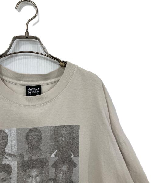 REVENGE（リベンジ）REVENGE (リベンジ) YOUNGBOY NEVER BROKE AGAIN MUGSHOTTEE ベージュ サイズ:XLの古着・服飾アイテム