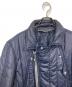 中古・古着 DIESEL (ディーゼル) 中綿ライダースジャケット ネイビー サイズ:L：13000円