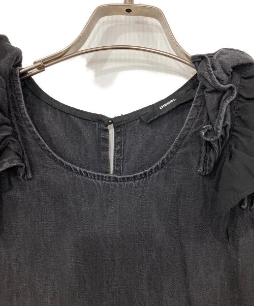 DIESEL（ディーゼル）DIESEL (ディーゼル) ノースリーブワンピース ブラック サイズ:XXSの古着・服飾アイテム