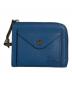 PELLE BORSA（ペレボルサ）の古着「ミニL字財布」｜ブルー