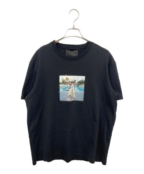 LIMITATO（リミタート）LIMITATO (リミタート) プリントTシャツ ブラック サイズ:Lの古着・服飾アイテム
