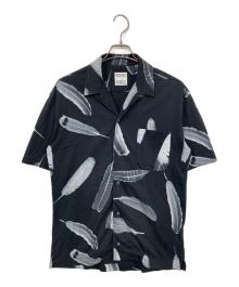 MARCELO BURLON（マルセロバーロン）の古着「オープンカラーシャツ」｜ブラック
