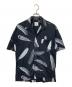 MARCELO BURLON（マルセロバーロン）の古着「オープンカラーシャツ」｜ブラック