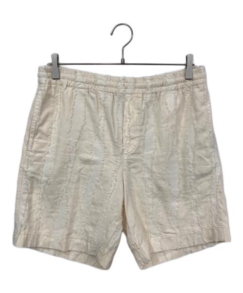 MSGM（エムエスジーエム）MSGM (エムエスジーエム) ジャカードハーフパンツ ベージュ サイズ:48の古着・服飾アイテム