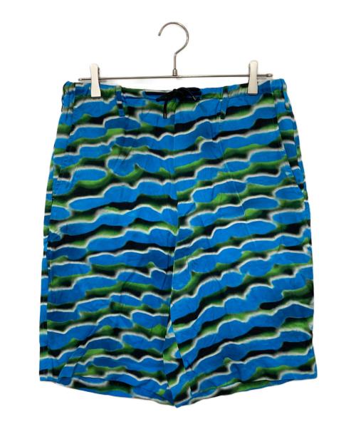 DRIES VAN NOTEN（ドリスヴァンノッテン）DRIES VAN NOTEN (ドリスヴァンノッテン) LEN LYE (レン・ライ) ハーフパンツ ブルー サイズ:46の古着・服飾アイテム