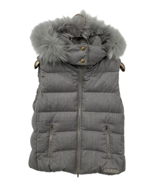 TATRAS（タトラス）TATRAS (タトラス) ウールダウンベスト グレー サイズ:2の古着・服飾アイテム