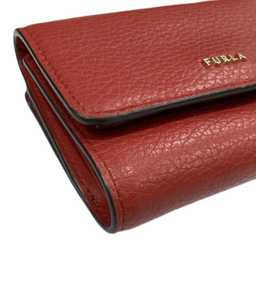 FURLA（フルラ）FURLA (フルラ) 3つ折り財布 レッドの古着・服飾アイテム
