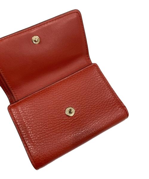 FURLA（フルラ）FURLA (フルラ) 3つ折り財布 レッドの古着・服飾アイテム