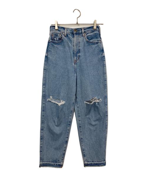 NEEDBY herritage（ニードバイ ヘリテージ）NEEDBY herritage (ニードバイ ヘリテージ) LISA ダメージデニムパンツ インディゴ サイズ:24の古着・服飾アイテム