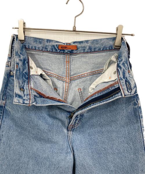 NEEDBY herritage（ニードバイ ヘリテージ）NEEDBY herritage (ニードバイ ヘリテージ) LISA ダメージデニムパンツ インディゴ サイズ:24の古着・服飾アイテム