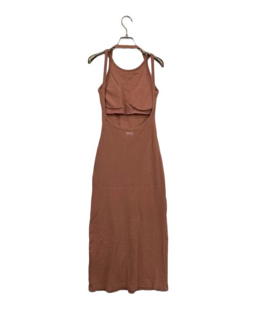 ALEXIA STAM（アリシアスタン）ALEXIA STAM (アリシアスタン) OpenBack Rib LongDress オレンジ サイズ:Mの古着・服飾アイテム