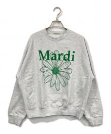 Mardi Mercredi（マルディメクルディ）の古着「プリントスウェット」｜ライトグレー