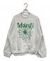 Mardi Mercredi（マルディメクルディ）の古着「プリントスウェット」｜ライトグレー