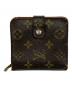 LOUIS VUITTON（ルイ ヴィトン）の古着「コンパクトジップ」｜ブラウン