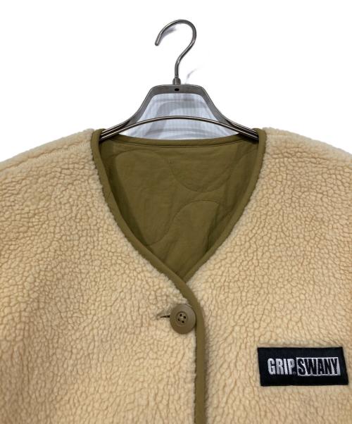 GRIP SWANY（グリップスワニー）GRIP SWANY (グリップスワニー) リバーシブルジャケット ベージュ サイズ:Lの古着・服飾アイテム