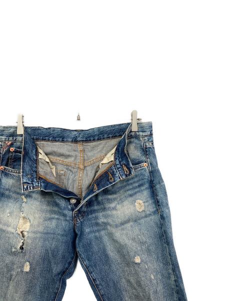 Denim & Supply Ralph Lauren（デニム＆サプライ ラルフローレン）DENIM & SUPPLY RALPH LAUREN (デニム＆サプライ ラルフローレン) ダメージデニムパンツ インディゴ サイズ:SLIMの古着・服飾アイテム