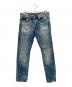 DENIM & SUPPLY RALPH LAUREN（デニム＆サプライ ラルフローレン）の古着「ダメージデニムパンツ」｜インディゴ
