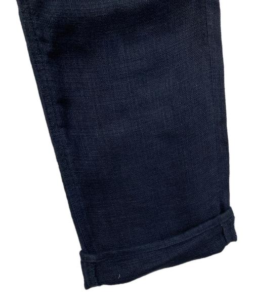 AURALEE（オーラリー）AURALEE (オーラリー) LINEN DOUBLE FACE 5P PANTS ネイビーの古着・服飾アイテム