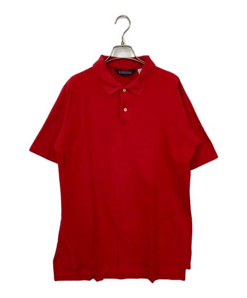 LAND'S END（ランズエンド）LAND'S END (ランズエンド) ポロシャツ レッド サイズ:Lの古着・服飾アイテム