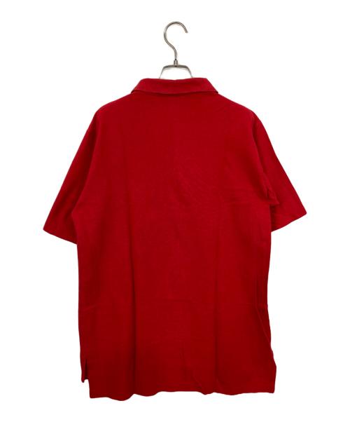 LAND'S END（ランズエンド）LAND'S END (ランズエンド) ポロシャツ レッド サイズ:Lの古着・服飾アイテム
